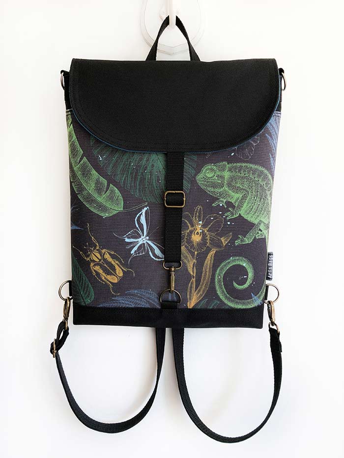 designer crossbody backpack