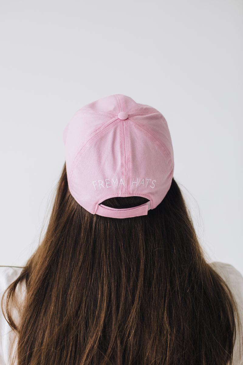 pink Freya | The charcoal, navy, & Cap | The Hats Baseball - Local olive, ivory, Edit stone
