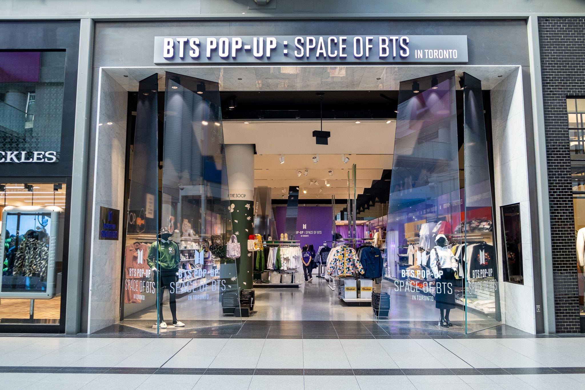 BTS POP-UP : SPACE OF BTS located in Toronto, Canada