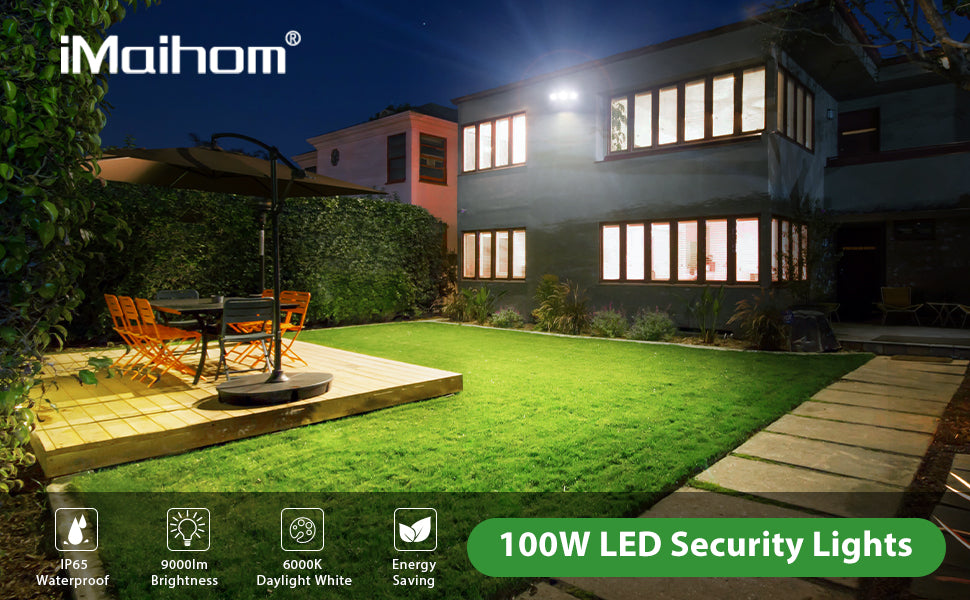 Shop Best 100W Dusk to Dawn Outdoor Security Lights iMaihom