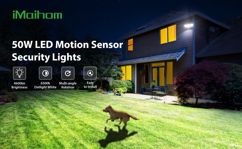 Shop Best White Outdoor Motion Sensor Lights iMaihom