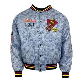 Coors Light Official TM Varsity Jacket - Silver