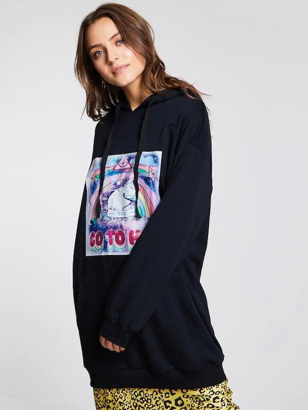 longline womens sweatshirts