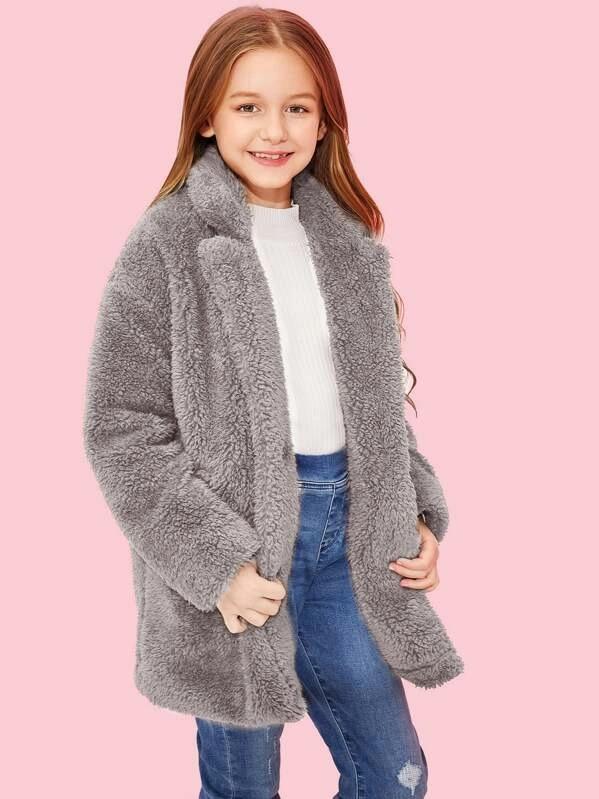 girls teddy coat