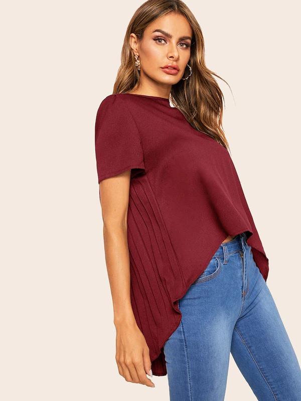 high low hem top