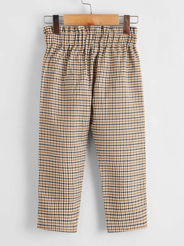 paper bag plaid pants