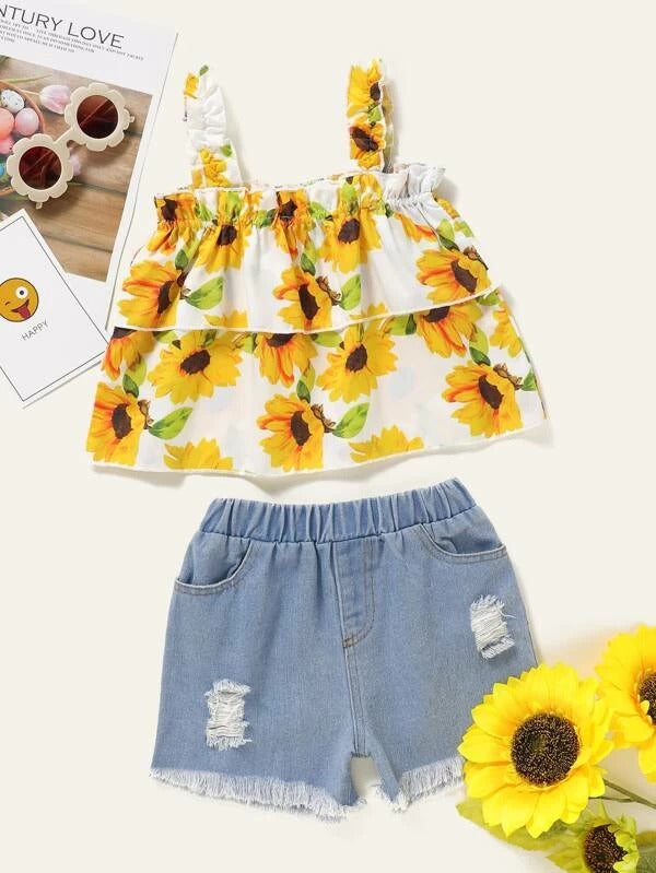 sunflower denim shorts