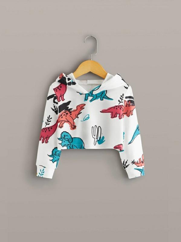 girls dinosaur sweatshirt