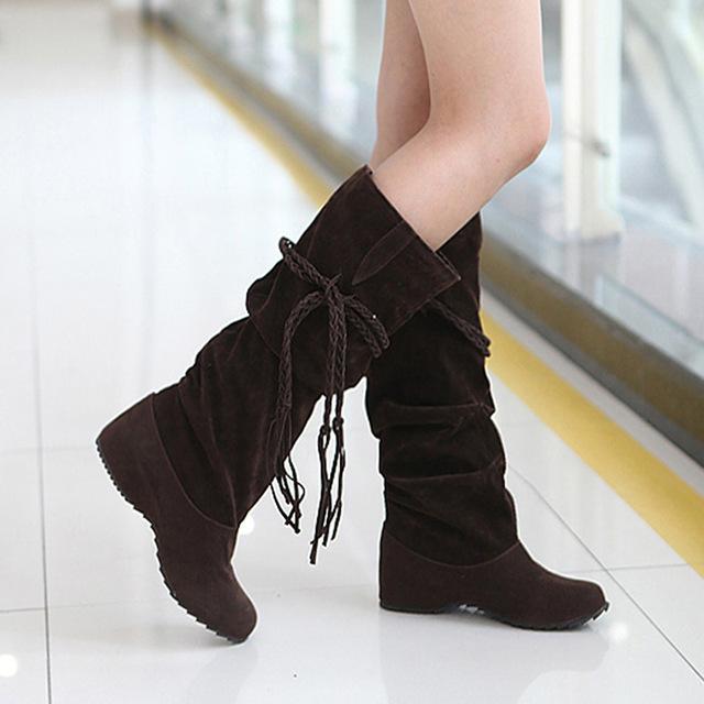 half knee high boots