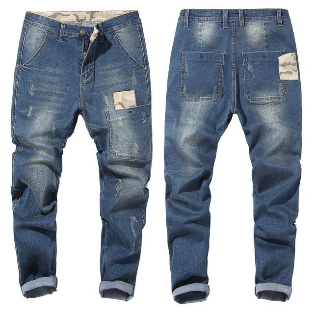 mens jeans with flexible waist