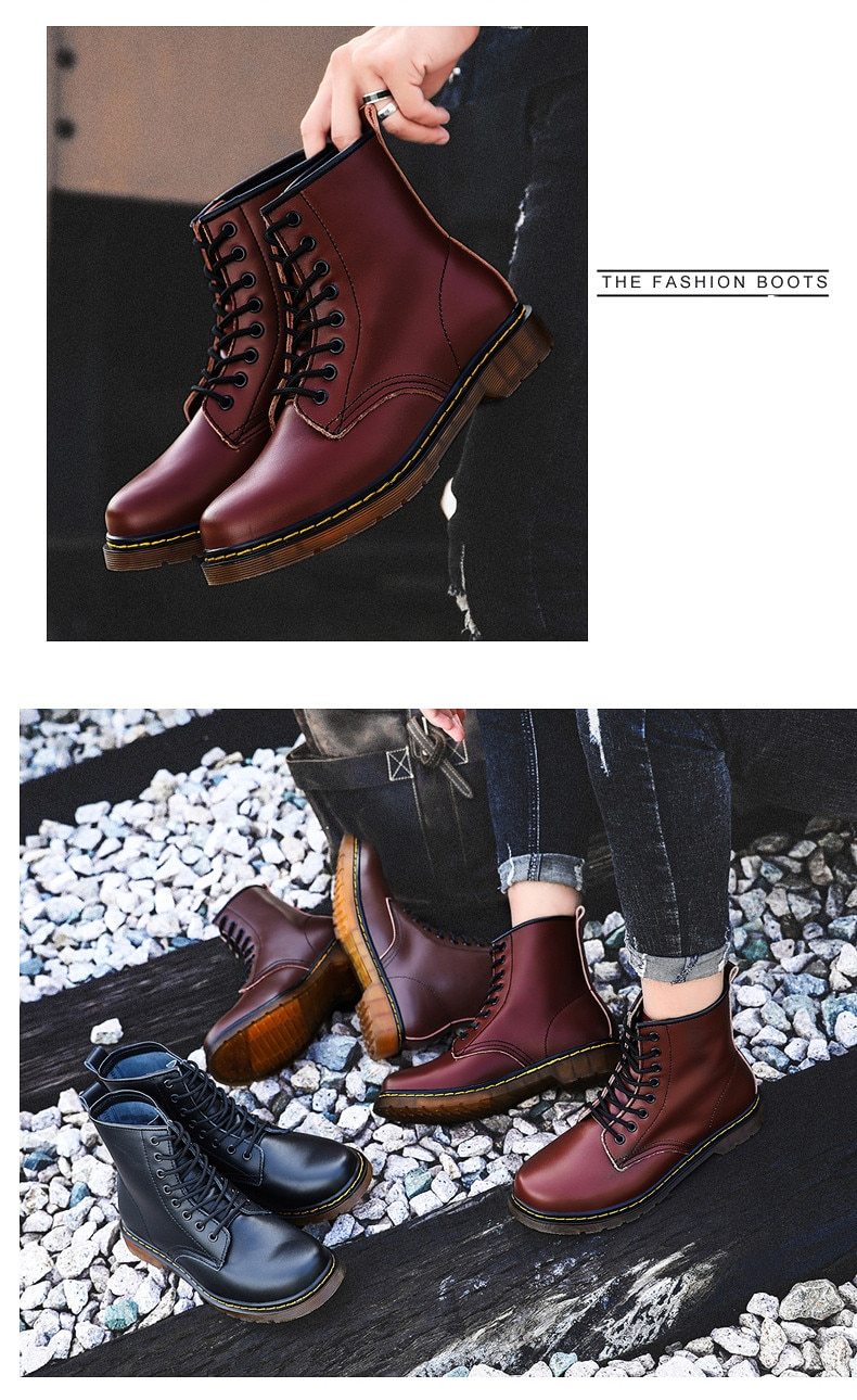 cool leather boots