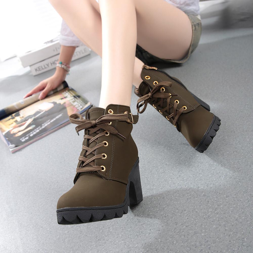 designer lace up boots