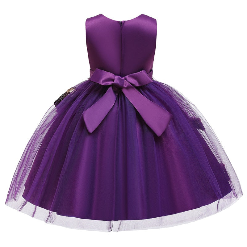 Gorgeous Toddler Girls Party Dresses Flower Princess Gown