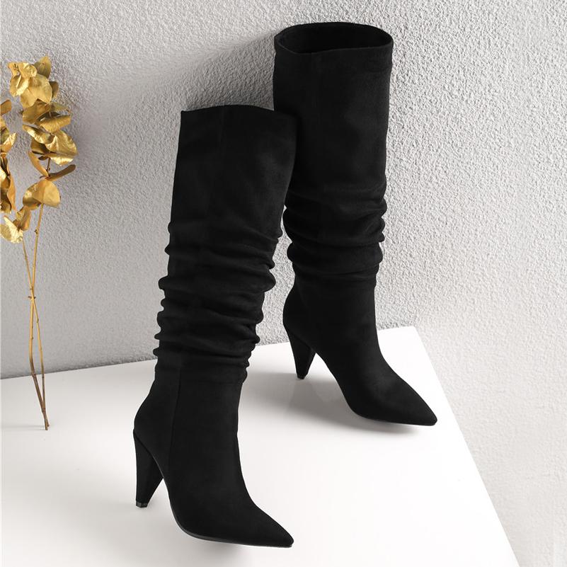 women's winter heel boots