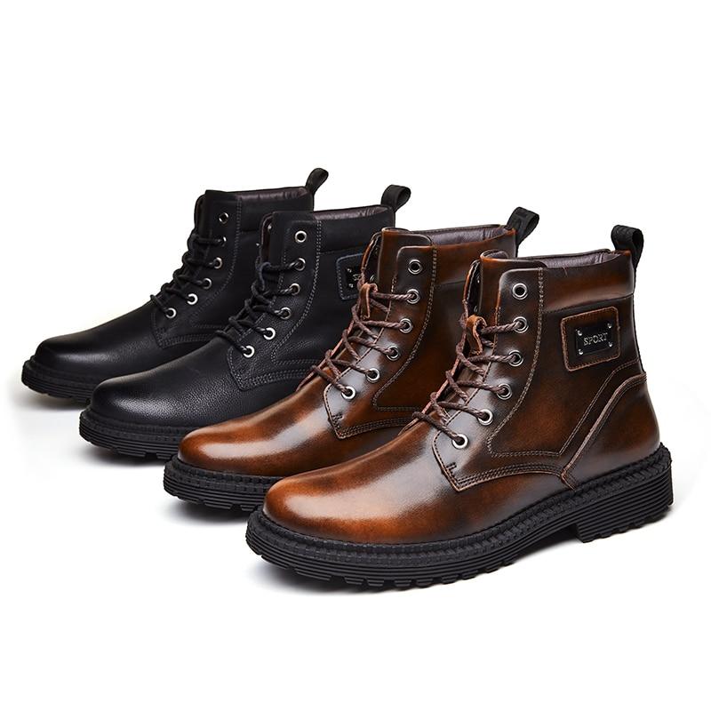 leather non slip boots