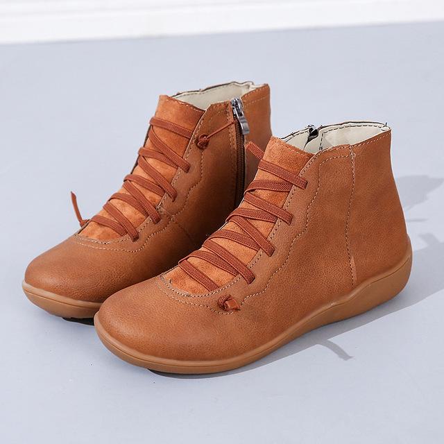 womens leather cowboy booties