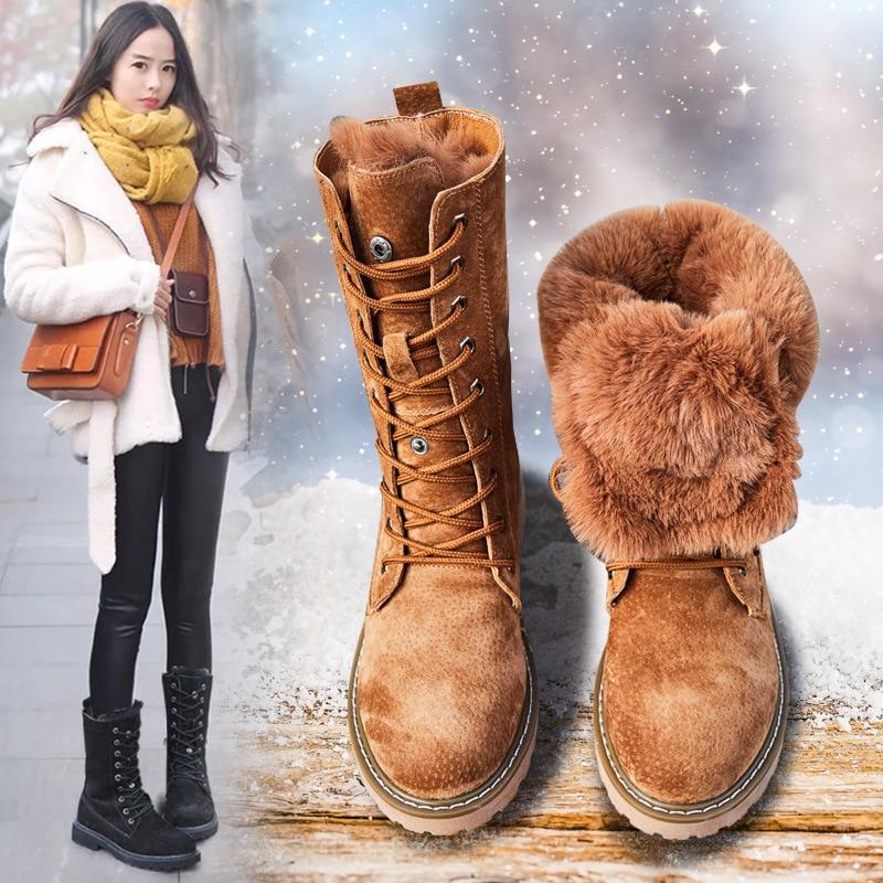 luxury fur boots