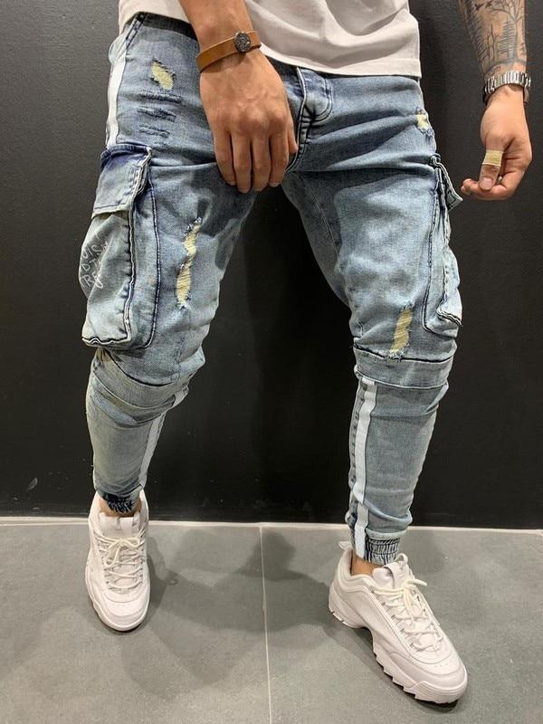 mens destroyed skinny jeans
