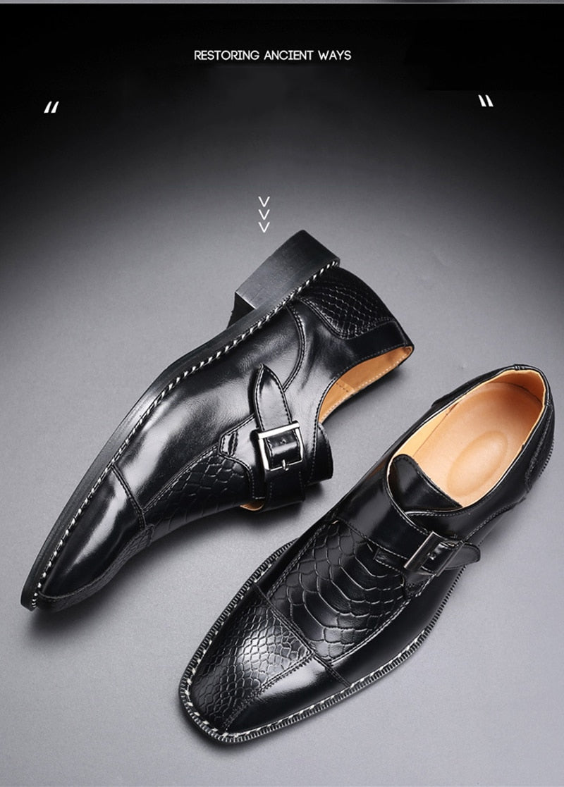 crocodile formal shoes