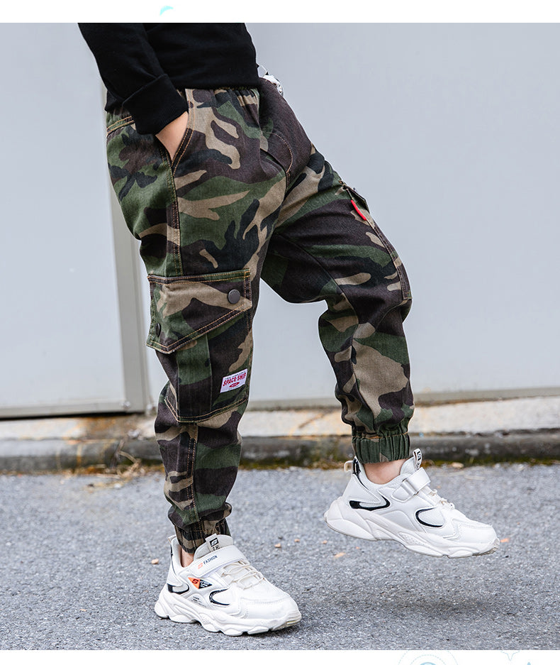 boys camo cargo pants