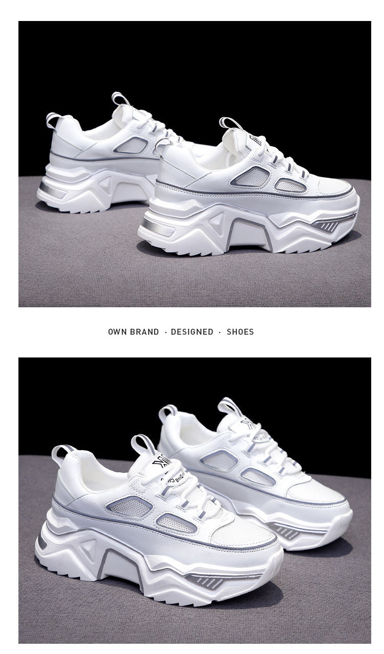 light platform sneakers