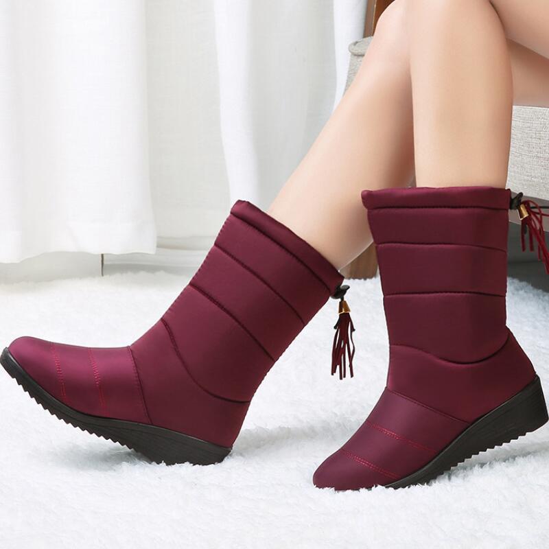 wedge snow booties