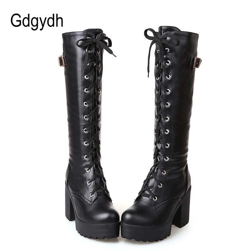 knee high boots leather sale