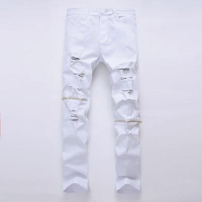 all white designer jeans