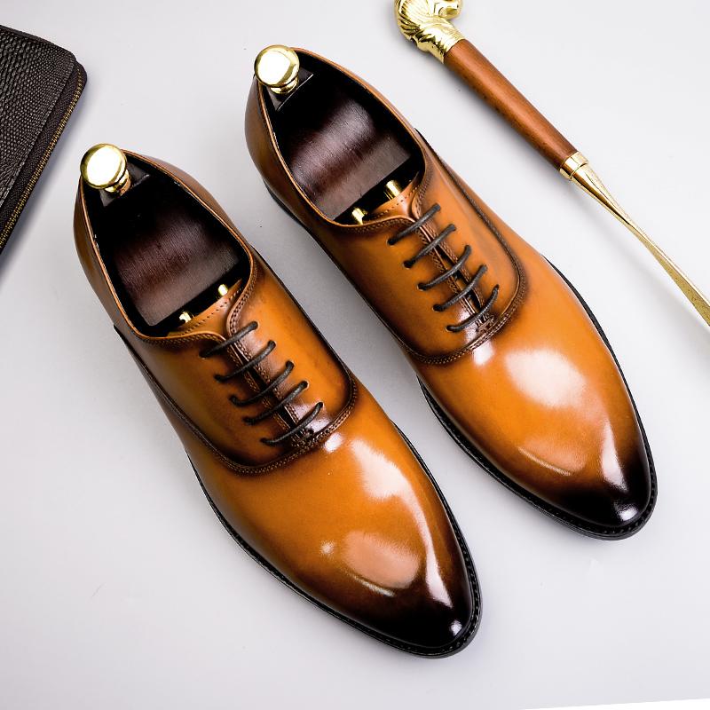 formal real leather shoes