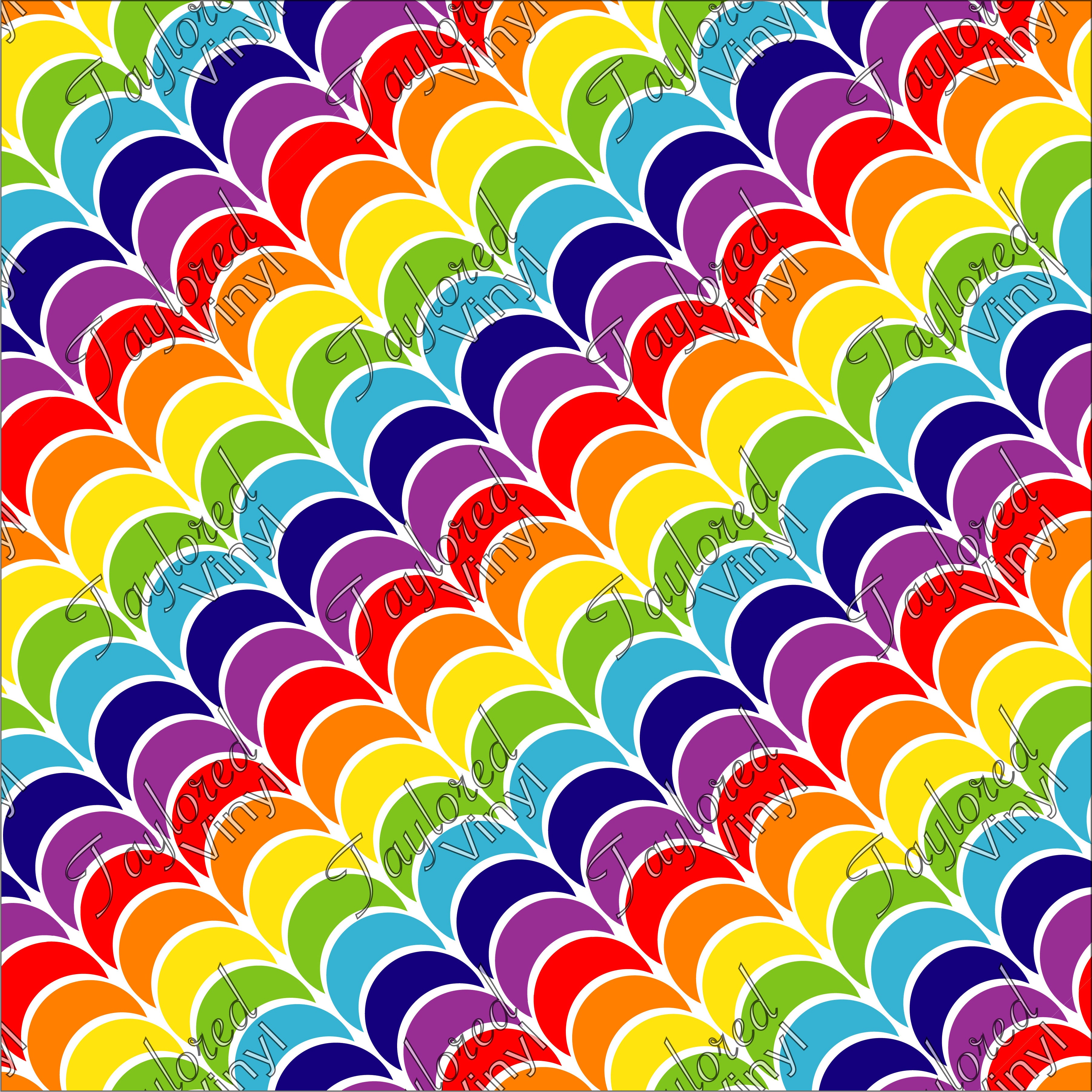 Rainbow Burst - Pattern HTV