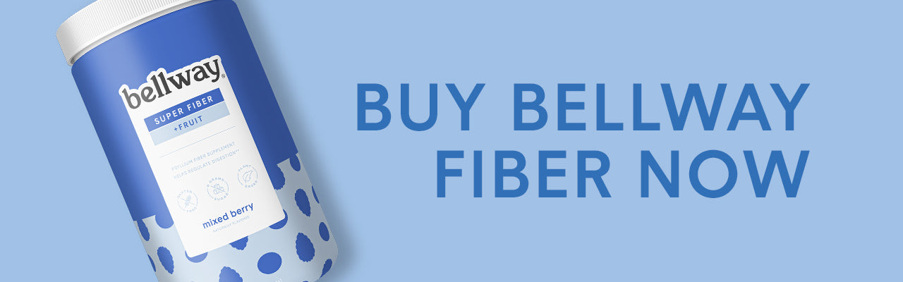 Tub of Bellway Super Fiber in Mixed Berry with caption "Buy Bellway Fiber Now"