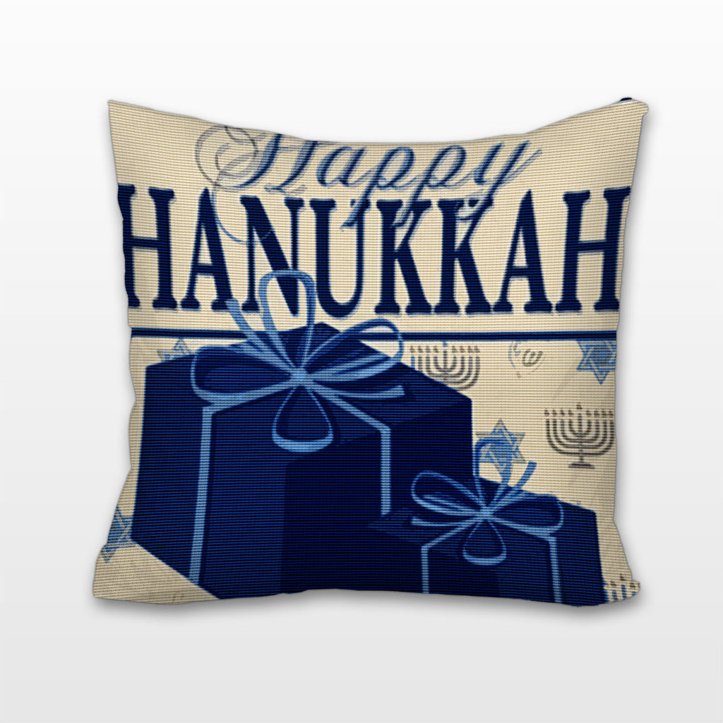 Happy Hanukkah! Cushion, Pillow – Chelsea Needlepoint product