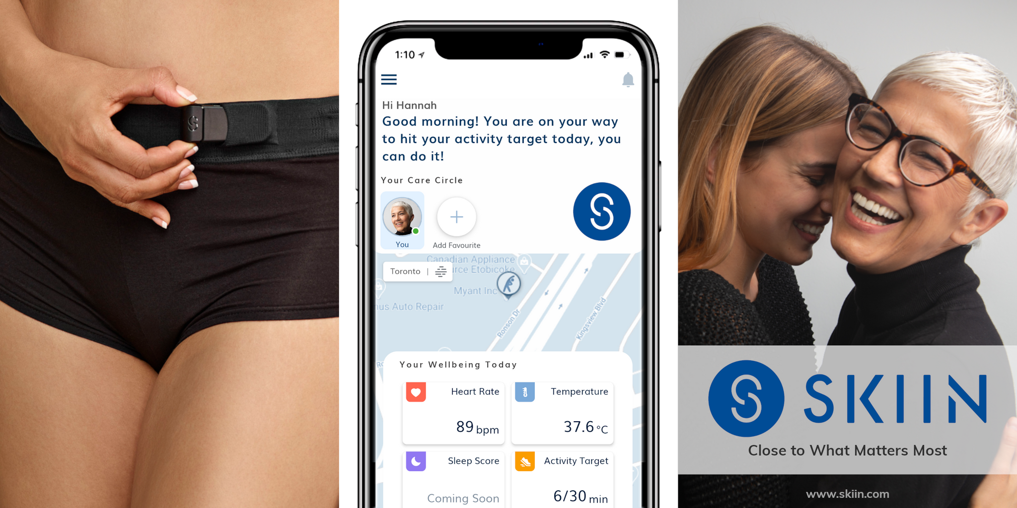 Skiin: Garment + App = Connected Care