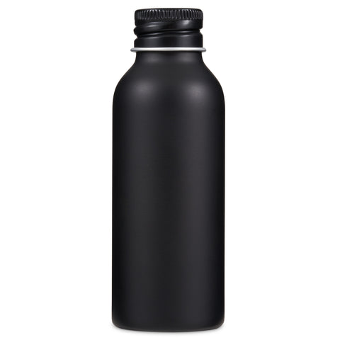 Schwarze Aluminiumflasche