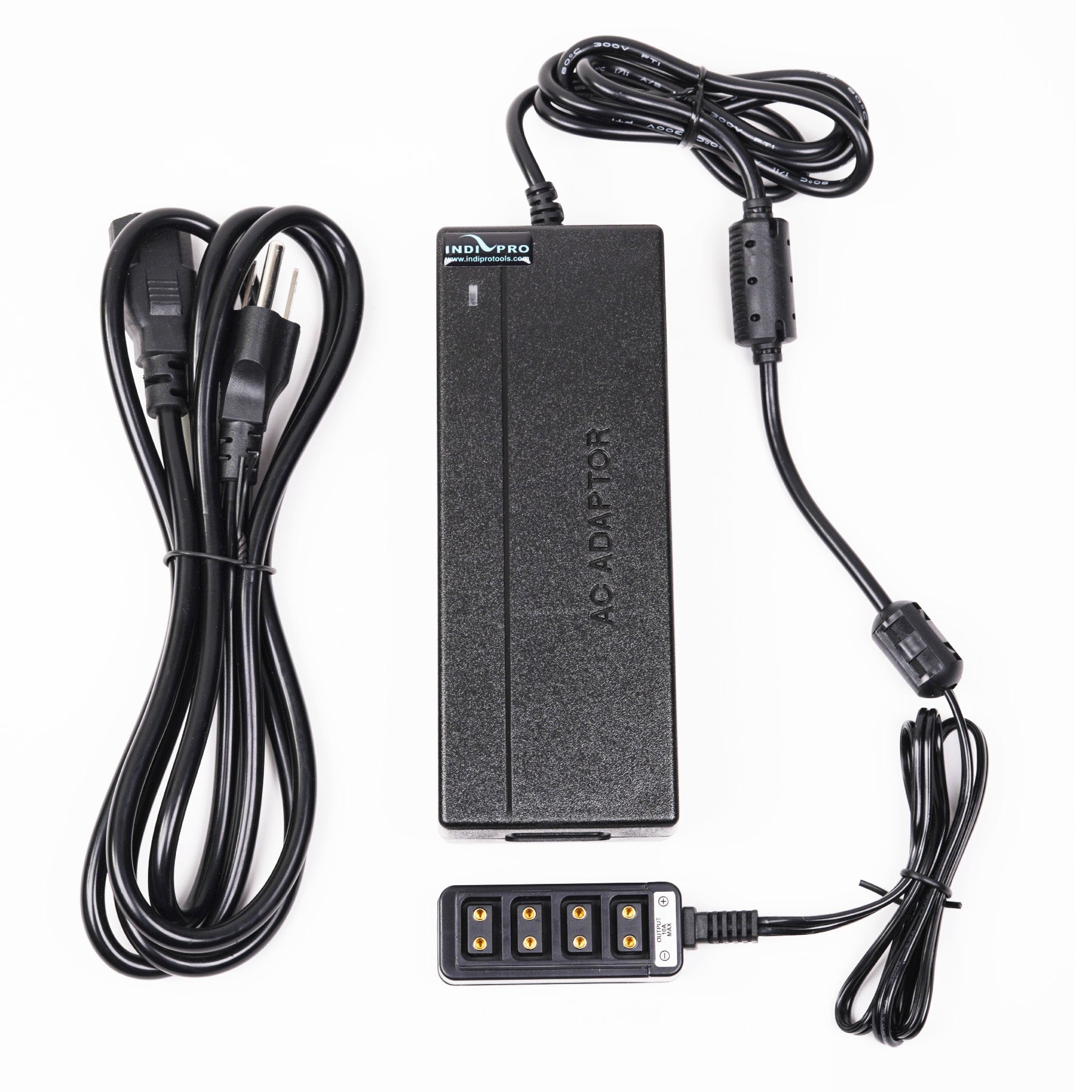 15V, 20A A/C Power Supply to 4-Way D-Tap Splitter (10')