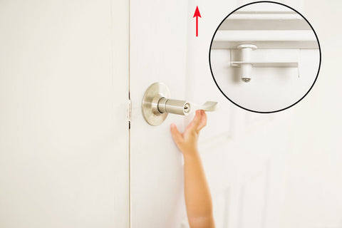 What's the best way to childproof these types of door handles? : r