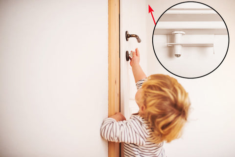 childproof door lock lever