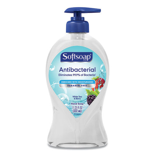 Softsoap® wholesale. Antibacterial Hand Soap, White Tea And Berry Fusion, 11.25 Oz Pump Bottle, 6-carton. HSD Wholesale: Janitorial Supplies, Breakroom Supplies, Office Supplies.