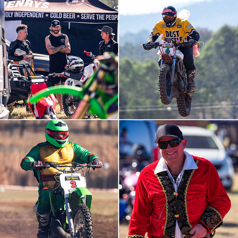 Dust Hustle DH14 Qld Moto Park. Heat Wave Visual Australia ist stolzer Sponsor