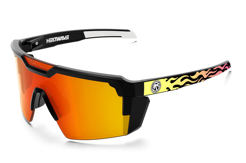 Image of FUTURE TECH SUNGLASSES BLACK: Tallboy Flameout Customs