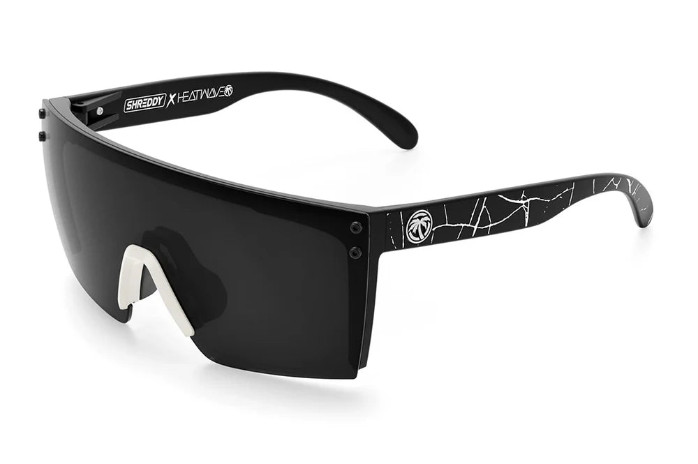 Image of LAZER FACE SUNGLASSES: Shreddy Crack Customs