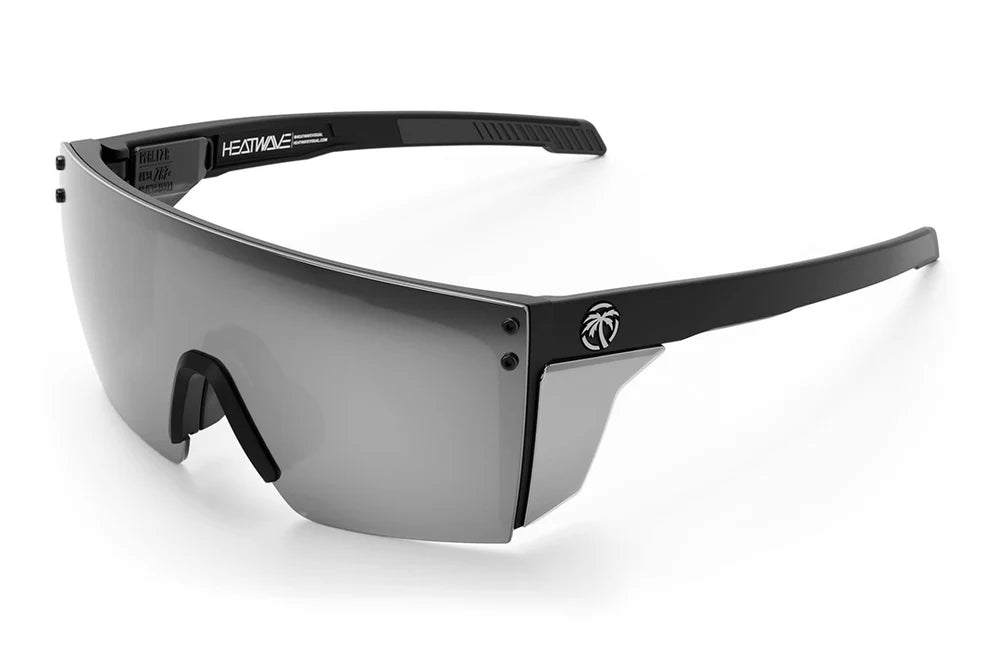 Image of PERFORMANCE LAZER FACE SUNGLASSES: Silver
