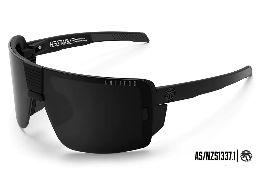 Image of VECTOR SUNGLASSES BLACK: Anti Fog x Black