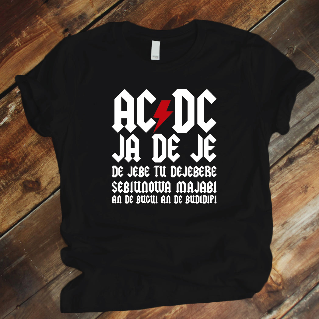 Camiseta Estampada T-shirt AC A DEJE DEJE DE TU – Tu Boutique