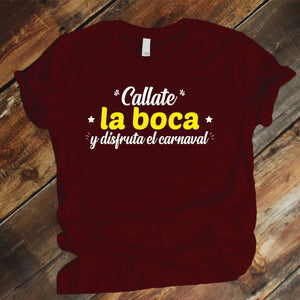 Camisa estampada unisex tipo T-shirt la boca y disfruta el – A Tu Estilo Boutique