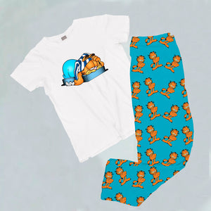 Pijama estampada de pantalón Largo Garfield