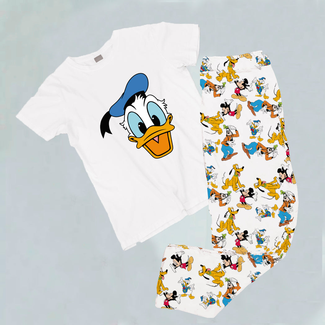 libro de texto encuesta Diálogo Pijama estampada de pantalón Largo PATO DONALD – A Tu Estilo Boutique