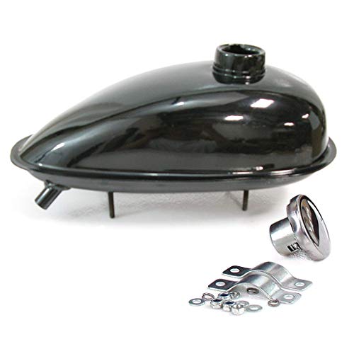 Motorcycle Bicycle 3L Fuel Gas Tank With Cap For 80cc 60cc 66cc 49cc ...