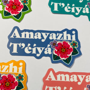 Amayazhi T’éíyá Sticker - SaltyBlackSheepCreations