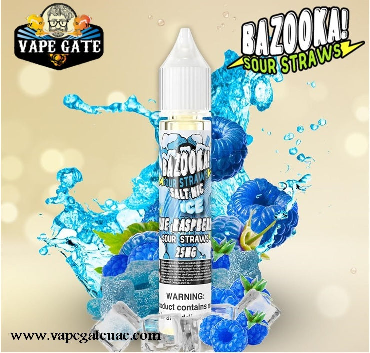 Bazooka Blue raspberry 30ml Saltnic Dubai Abu Dhabi Ras AL Khaima UAE